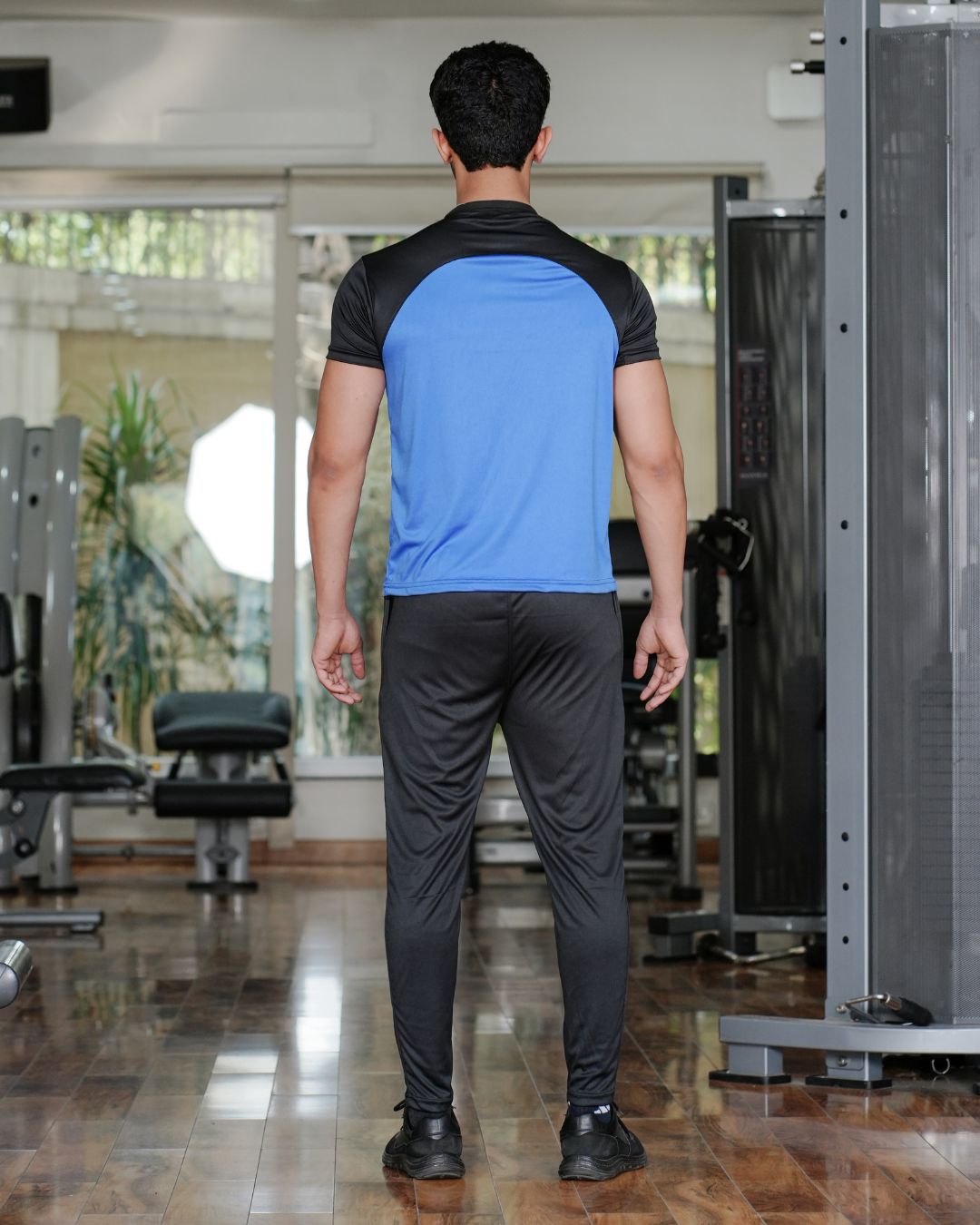 N-I-K-E Black & Blue Dri-Fit TwinSet T-shirt