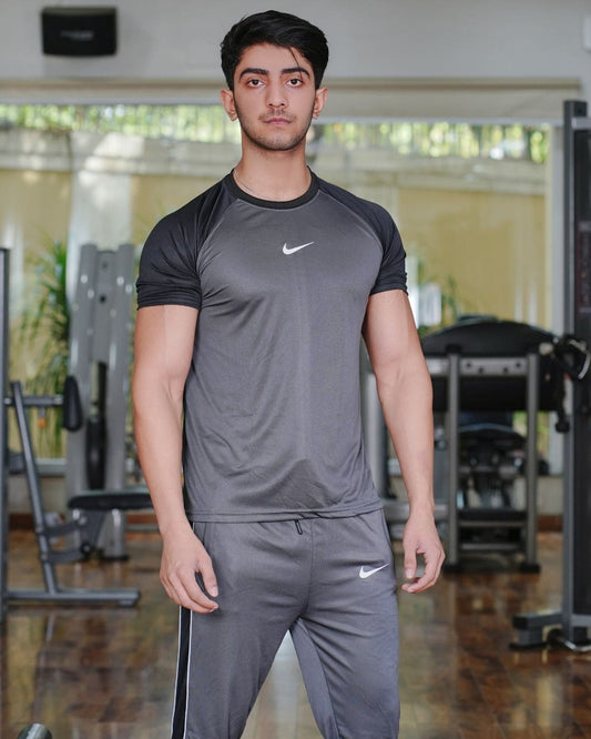 N-I-K-E Charcoal Aura Tracksuit