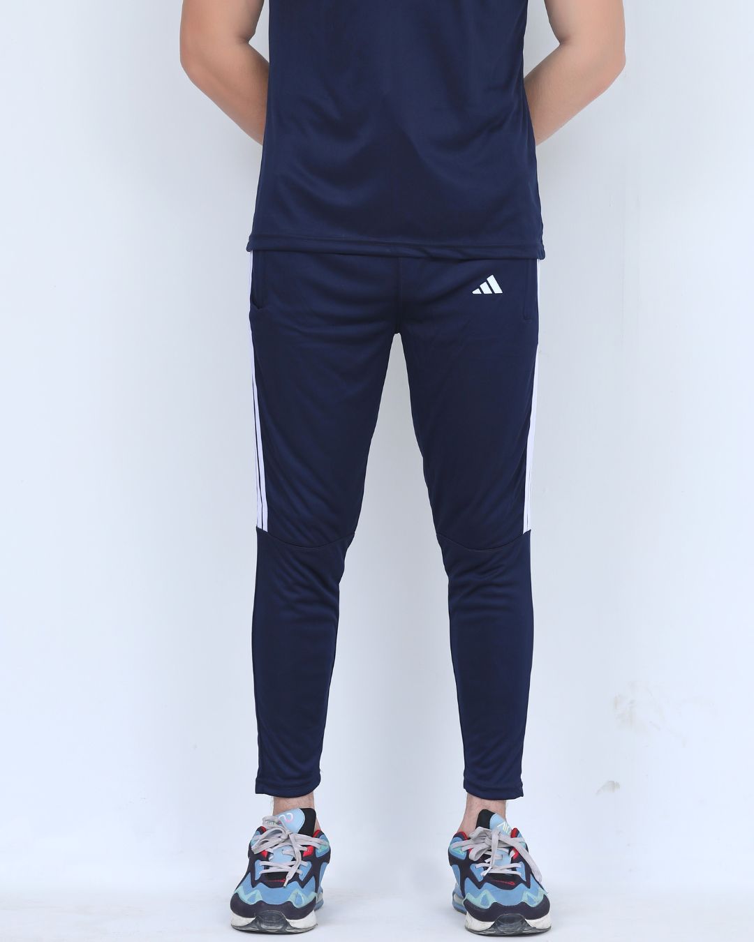 ADI HIGH-PERFORMANCE Navy Blue Dri-Fit Sports Tracksuit