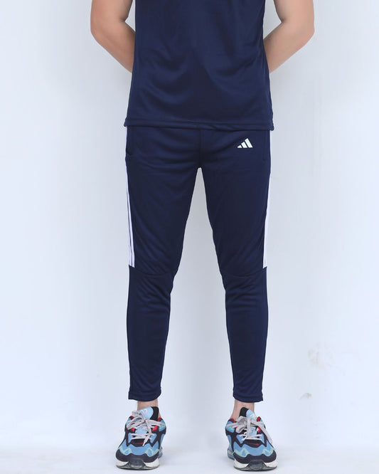 ADI HIGH-PERFORMANCE Navy Blue Dri-Fit Sports Tracksuit