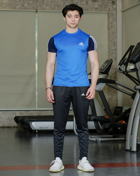 ADI-ELITE Royal Blue & Navy Blue Trouser Tri-Tracksuit