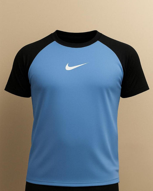 N-I-K-E Black & Blue Dri-Fit TwinSet T-shirt